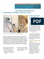 How To Choose The Right Instrument For Measuring Humidity and Dew Point