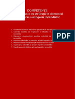 Competențe Dobândite - Ctpsi PDF