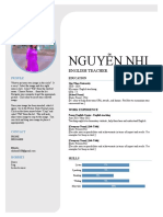 Nguyễn Nhi: English Teacher