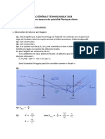 Bac 2023 Physique-Chimie - Corrigé - Jour 1