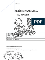 Evaluación Diagnostica Pre Kínder