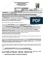 Guias Sobre Plural de Los Sustantivos y Adverbios de Ffrecuencia para Grados 7-4. 7-5. 7.6