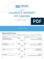 Product Market Fit Template A4