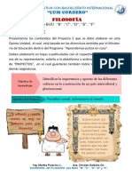 FILOSOFIA 2do BGU - PROYECTO 5 Unidad 5