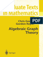 Algebraic Graph Theory - Chris Godsil, Gordon Ryle PDF