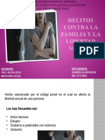 Delitos Contra La Familia y La Libertad Sexual