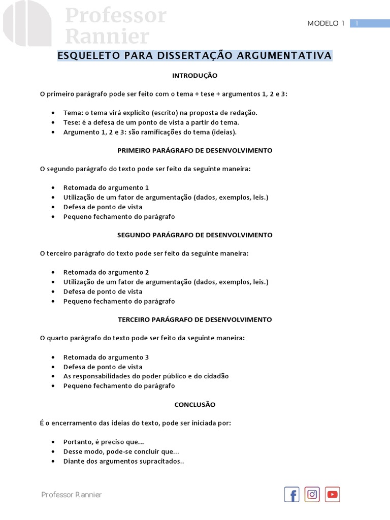 Redação Monster Concursos AGente Penitenciário, PDF, Argumento