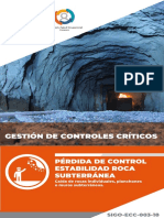 Gestión crítica controles subterráneos