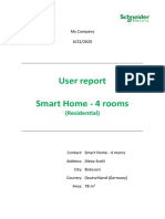 Smart Home - 4 Rooms - User Report