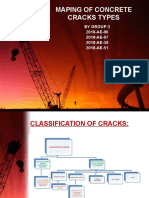 Maping of Concrete Cracks Types