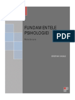 Fundamentele-Psihologiei Note-De-Curs 2015 2016 PDF