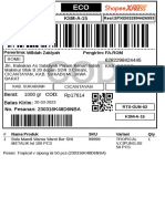 S - Label Pengiriman - Hemat - 1