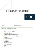 Introduction to PHP Guide