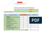 Lista de Cojeto para Evaluar Activid