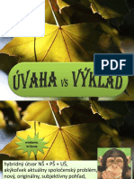 Úvaha Versus Výklad