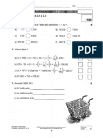 examen math 3e étape 6e années hpe