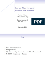 NP Completeness Ccoew 2022 PDF