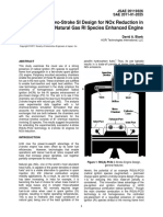 A Novel Two-Stroke SI Design For NOx Reduction in Natural Gas RI Species Enhanced Engine