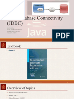 Java Database Connectivity (JDBC)