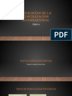 Patologías de la contratación internacional: tipos de patologías exógenas e internas