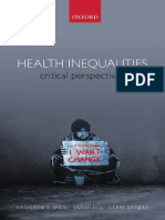 Health Inequalities Critical Perspectives