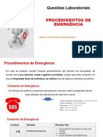 Procedimentos de Emergências