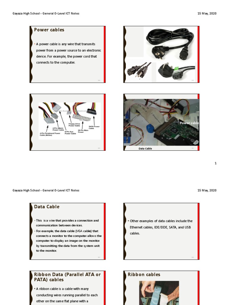 Gayaza High School General OLevel ICT Notes PDF Printer