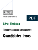 CFP SENAI Artes Gráficas POA Processos CNC