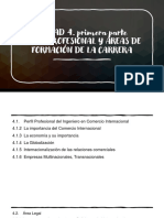 UNIDAD 4 PERFIL PROFESIONAL Y ÁREAS DE FORMACIÓN DE LA CARRERA Nuevo