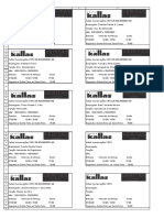 Folha de ponto de funcionários