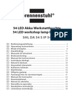 54 LED Workshop Lamp Instructions