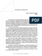 A importância de Serafim da Silva Neto para a etimologia de dicionários