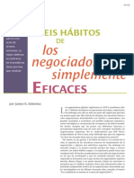 6-Seis Hábitos de Los Negociadores Simplemente eficaces-HBR-2001