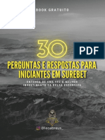 Ebook Gratuito - 30 Perguntas e Respostas Sobre Surebet