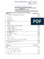 M Tehnologic Barem Simulare Aprilie Bucuresti