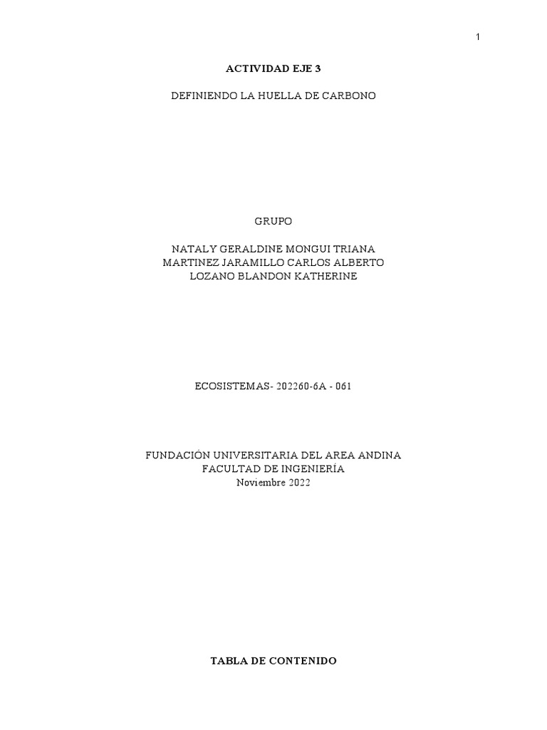 Huella de Carbono en Empresas | PDF | Gases de efecto invernadero ...