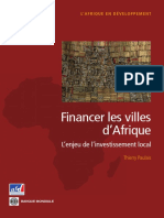 Financer Les Villes D'afrique: L'enjeu de L'investissement Local