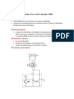 TP N: 1 Commande D'un Vérin Double Effet: Objectif