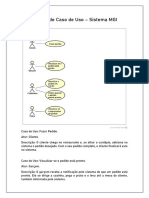 Modelo de Caso de Uso - Sistema MGI