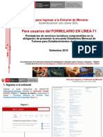 Guía para Acceder Al Formulario en Línea-Vía Extranet Set2019