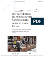 Our Paris Bureau Chief Picks Seven Books To Make Sense of Modern France - The Economist