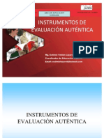 Instrumentos de Evaluación Auténtica