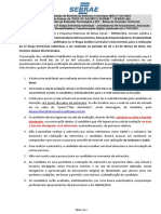 Convocação para 2 Etapa Entrevista Individual - N6 PD, TD, ELI, EE