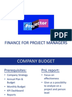 Finance in Project Management
