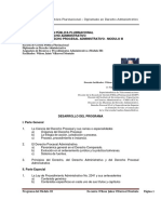 Programa de Recursos y Procedimientos Administrativos - Módulo III