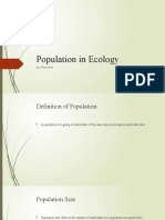 Ecology Population Overview