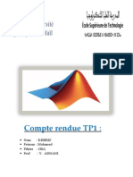 Compte Rendue tp1 D