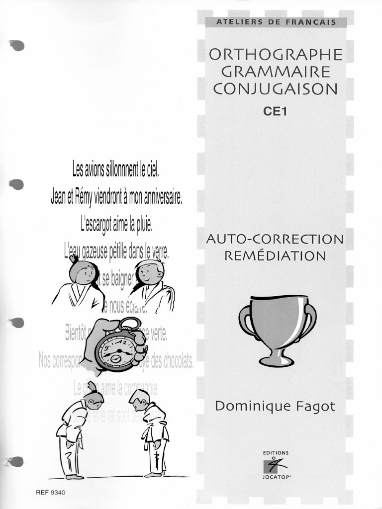 JOCATOP Orthographe Grammaire Conjugaison CE1 PDF | PDF