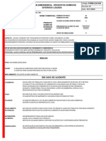 Ficha de Emergência Produto Químico Diverso Líquido PDF