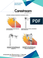 Catálogo equipo odontológico con radiografía panorámica, sensores, rayos X y piezas de mano